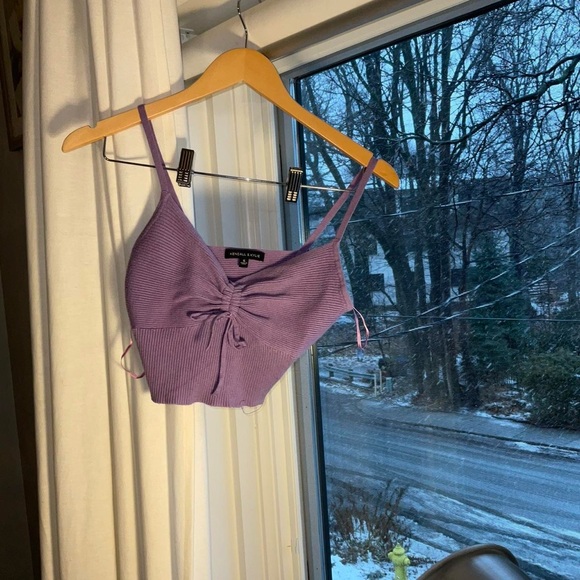 Kendall and Kylie purple tank top - Picture 1 of 3